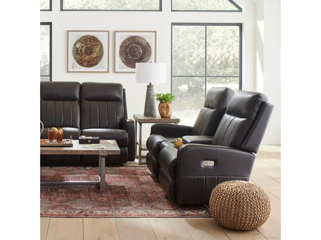Finley Power Wall Reclining Loveseat w/ Headrest & Lumbar - image 1