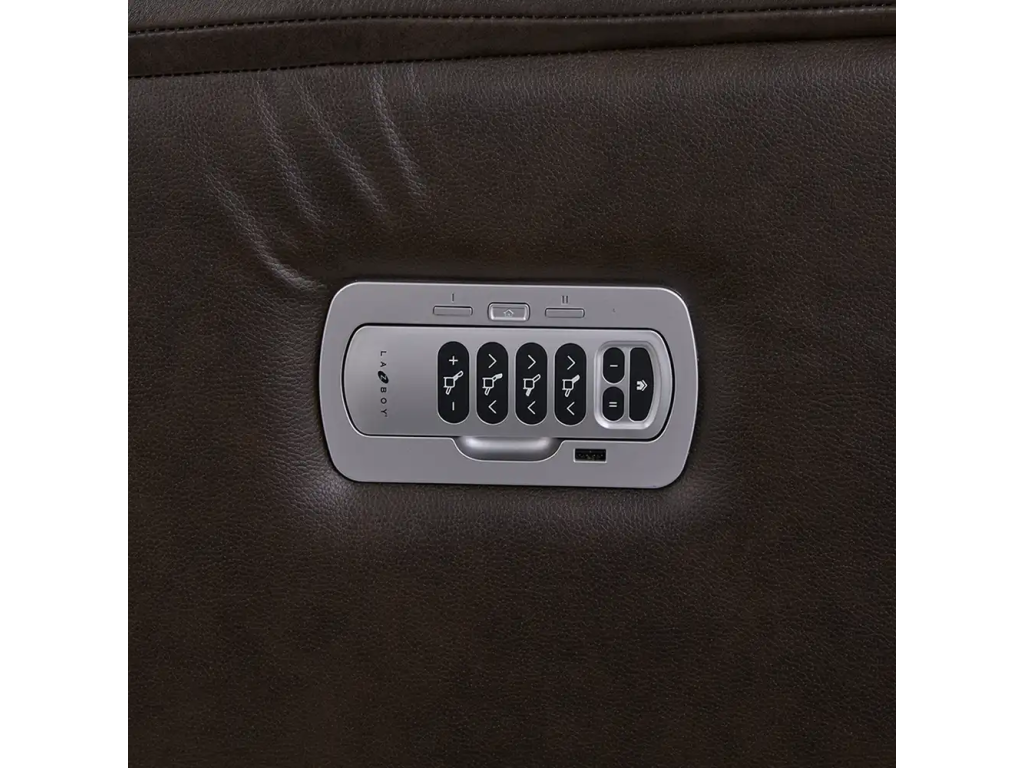 Baron Power Wall Reclining Loveseat w/ Headrest & Lumbar - image 7