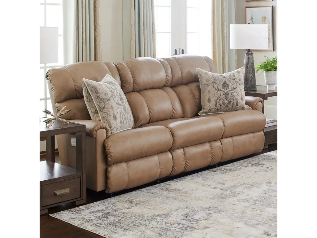 Pinnacle Power Wall Reclining Sofa w/ Headrest & Lumbar - image 1