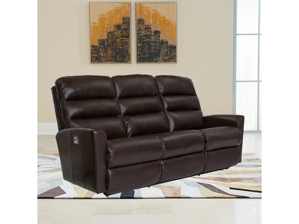 Liam Power Wall Reclining Sofa w/ Headrest & Lumbar - image 2