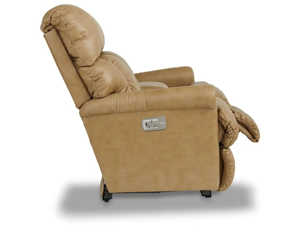 Pinnacle Power Wall Reclining Loveseat w/ Headrest & Console - image 9
