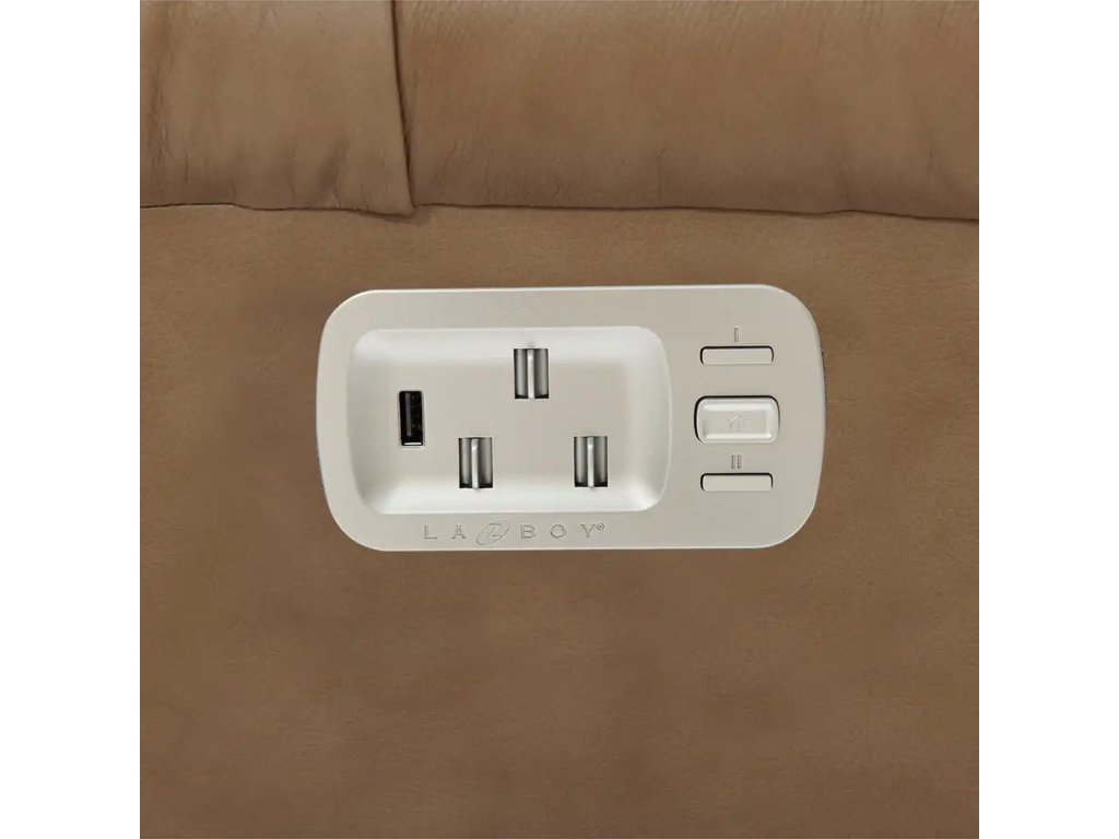 Pinnacle Power Wall Reclining Loveseat w/ Headrest & Console - image 11