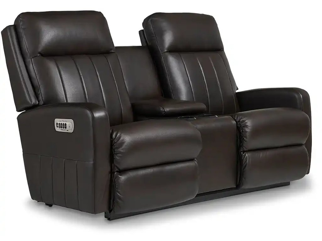 Finley Power Wall Reclining Loveseat w/ Console Headrest & Lumbar - image 3