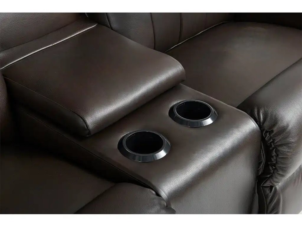 Finley Power Wall Reclining Loveseat w/ Console Headrest & Lumbar - image 6