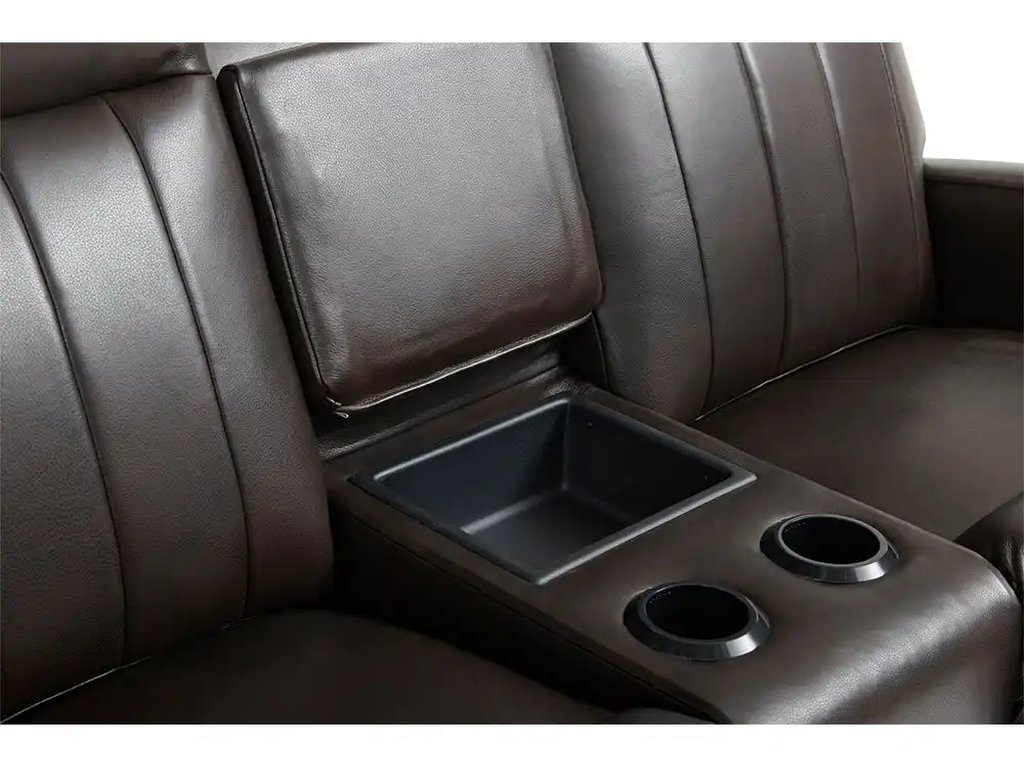 Finley Power Wall Reclining Loveseat w/ Console Headrest & Lumbar - image 7