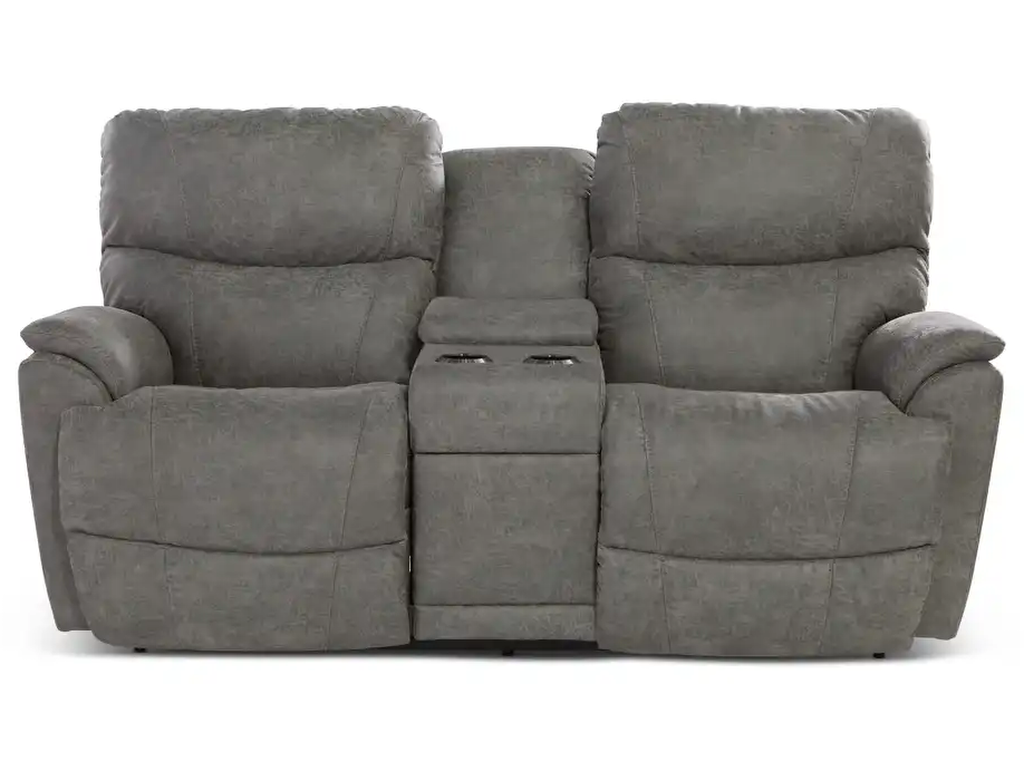 Trouper Reclining Loveseat w/ Console - image 1