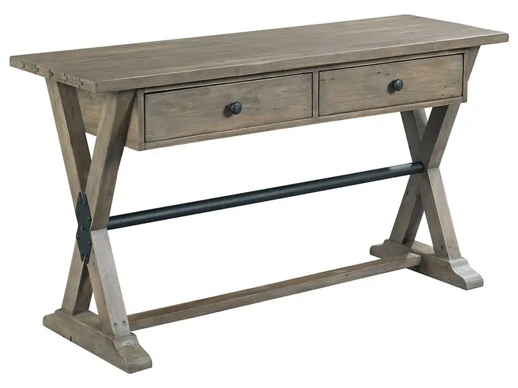 Reclamation Place Trestle Sofa Table - main image