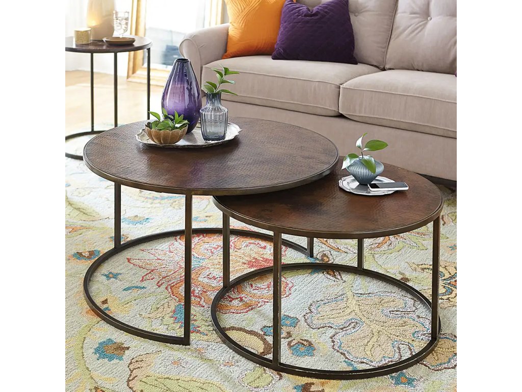 Sanford Round Cocktail Table - image 1