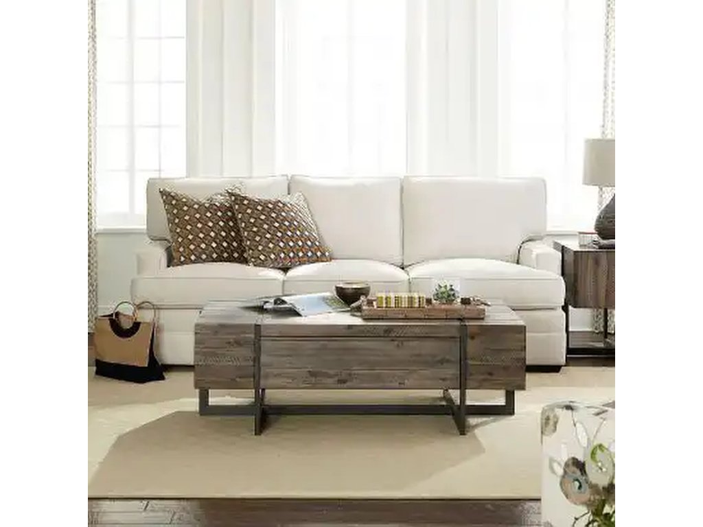 Modern Timber Rectangular Cocktail Table - image 1