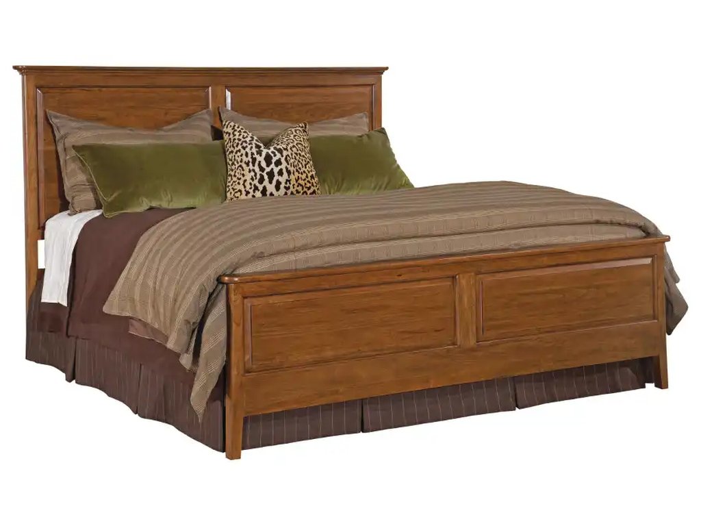 Cherry Park King Panel Bed - main image
