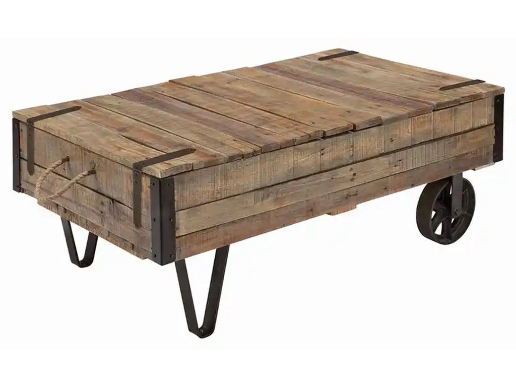 Modern Classics Industral Cart Cocktail Table - main image