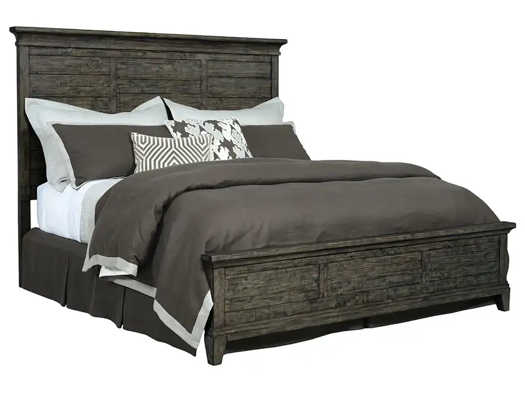Plank Road King Jessup Dark Panel Bed - main image