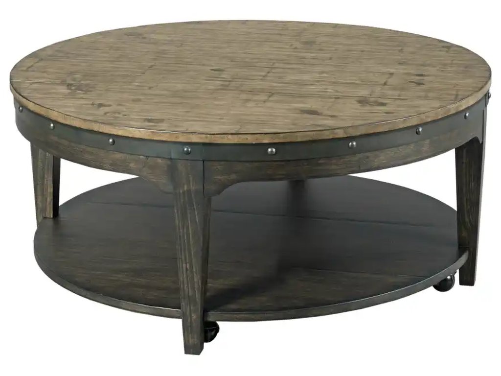 Plank Road Artisans Round Cocktail Table - main image