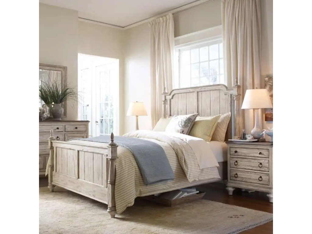 Weatherford King Cornsilk Westland Bed - image 1
