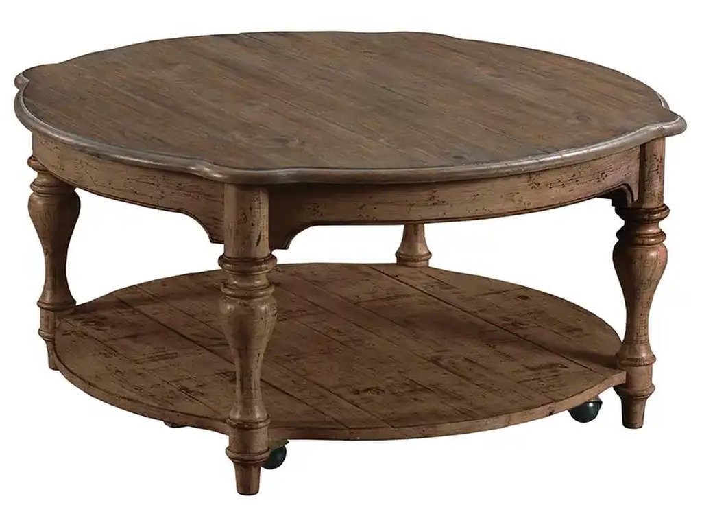Weatherford Heather Bolton Round Cocktail Table - main image
