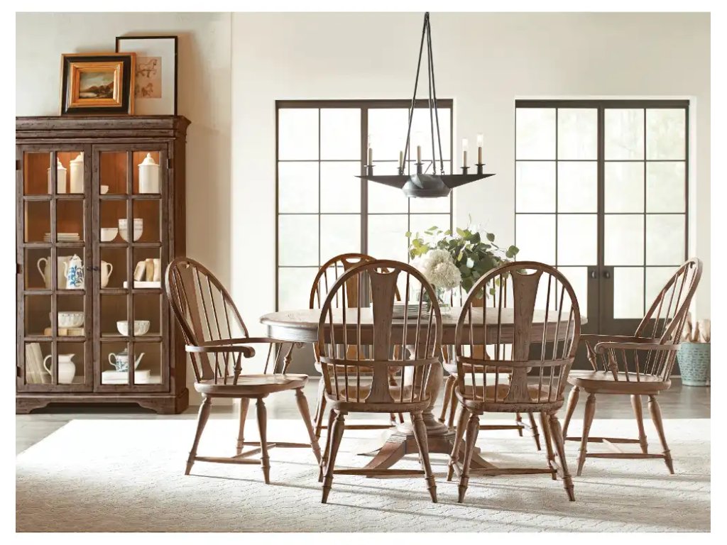 Weatherford Milford Round Heather Dining Table - image 1