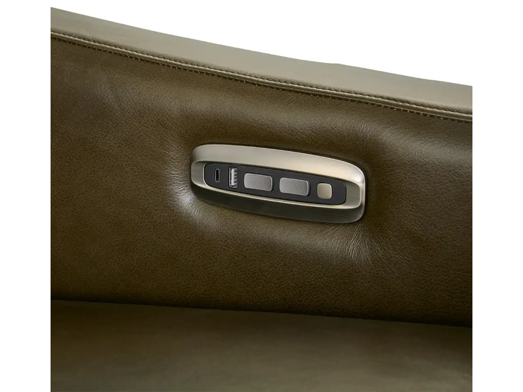 Quinault Power Reclining Sofa w/ Headrest - image 9