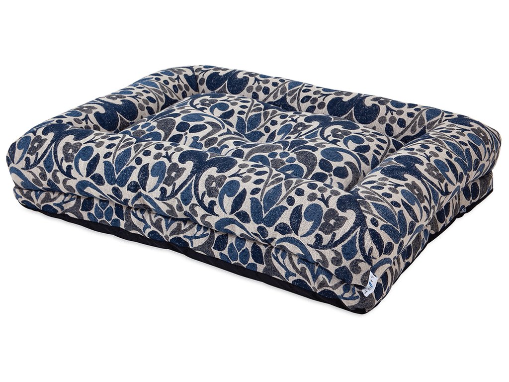 Rosie Lounger, Blue Jacquard - main image