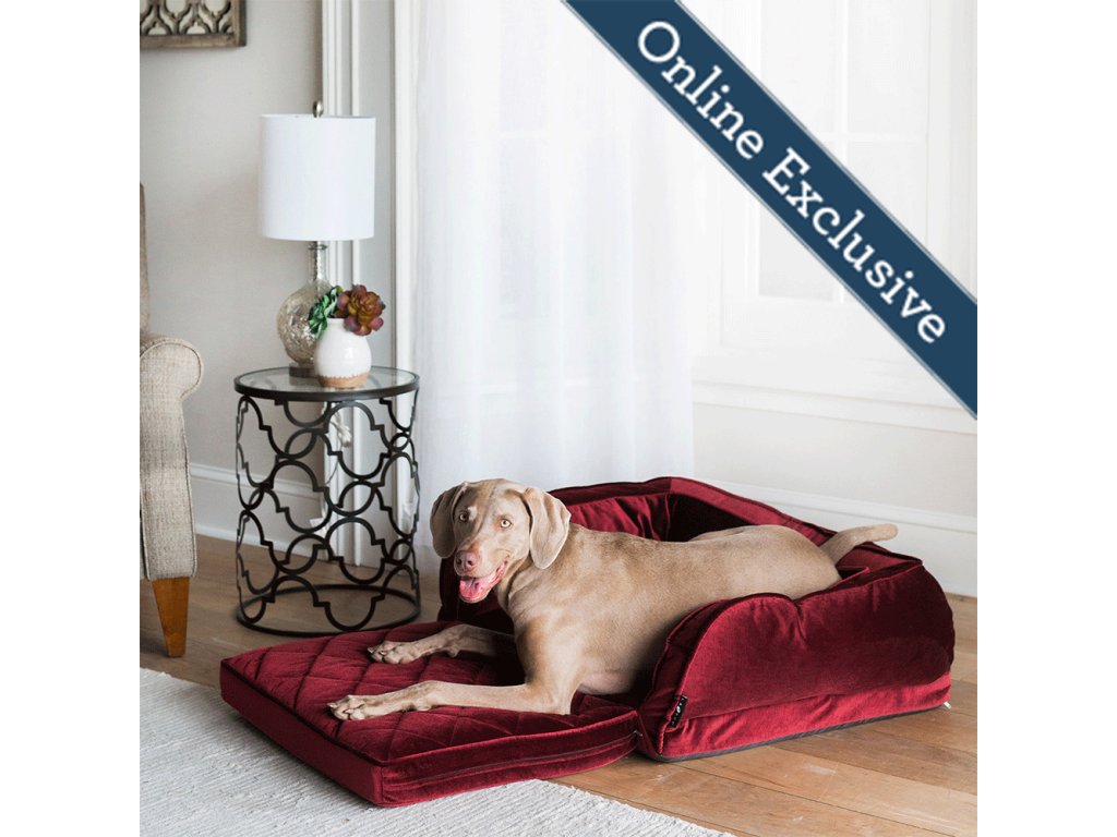 Duchess Fold Out Sofa, Merlot - main image