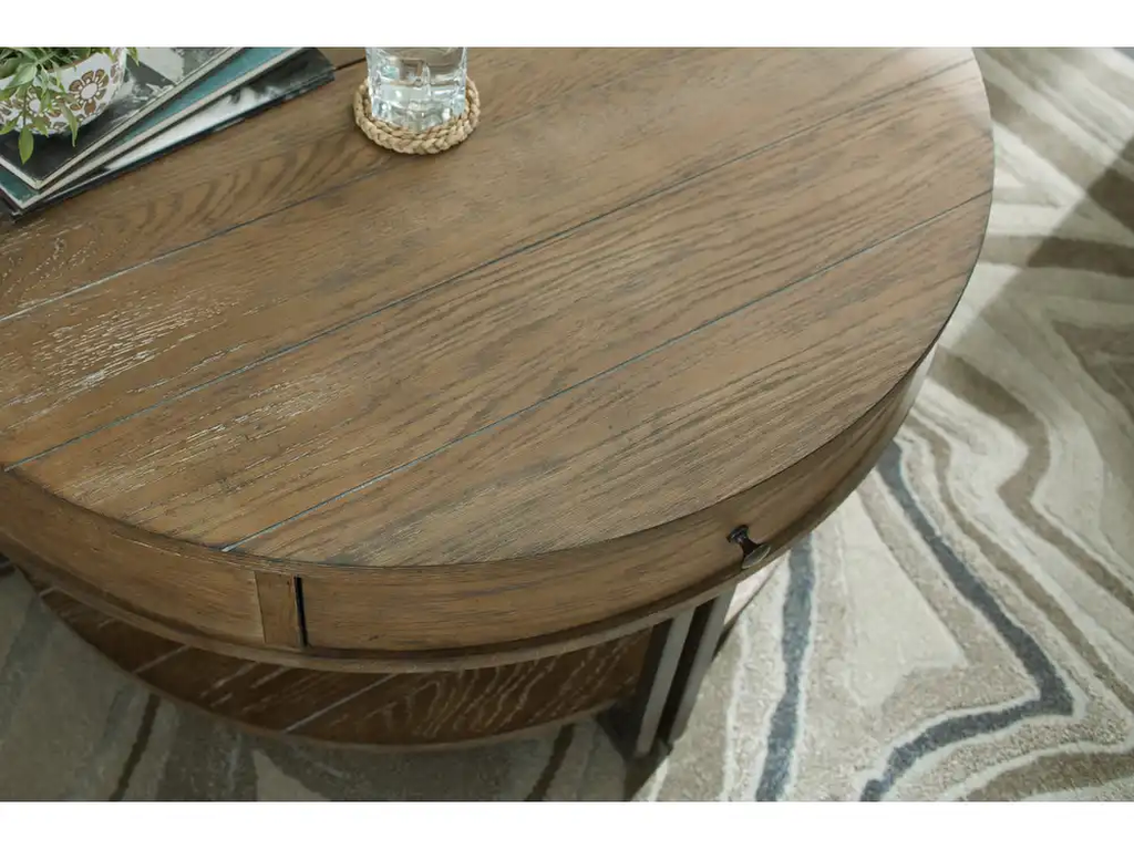 Saddletree Round Chairside Table - image 2