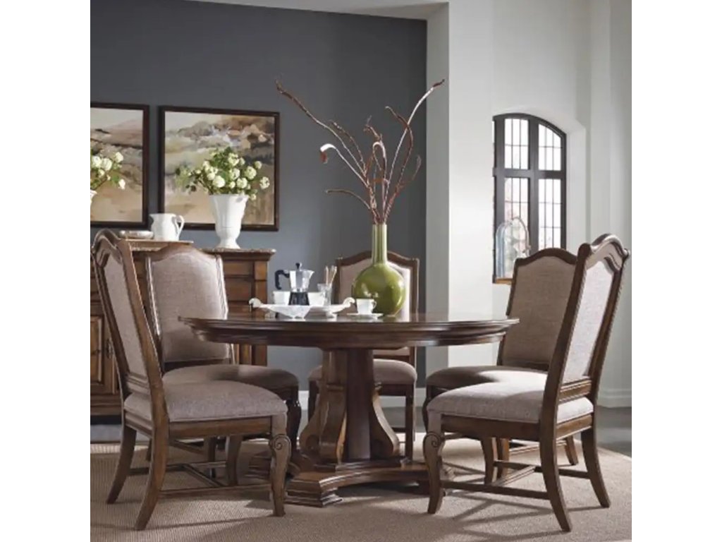 Portolone 60" Stellia Pedestal Table - image 1