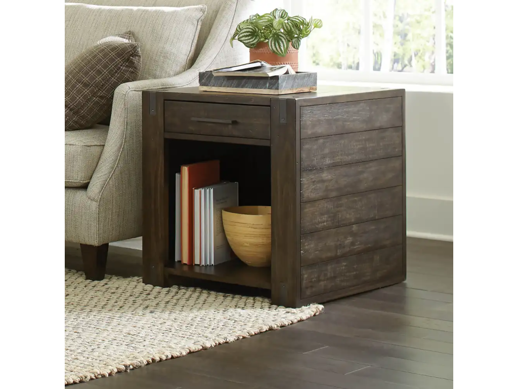 Portman Rectangular Drawer End Table - main image