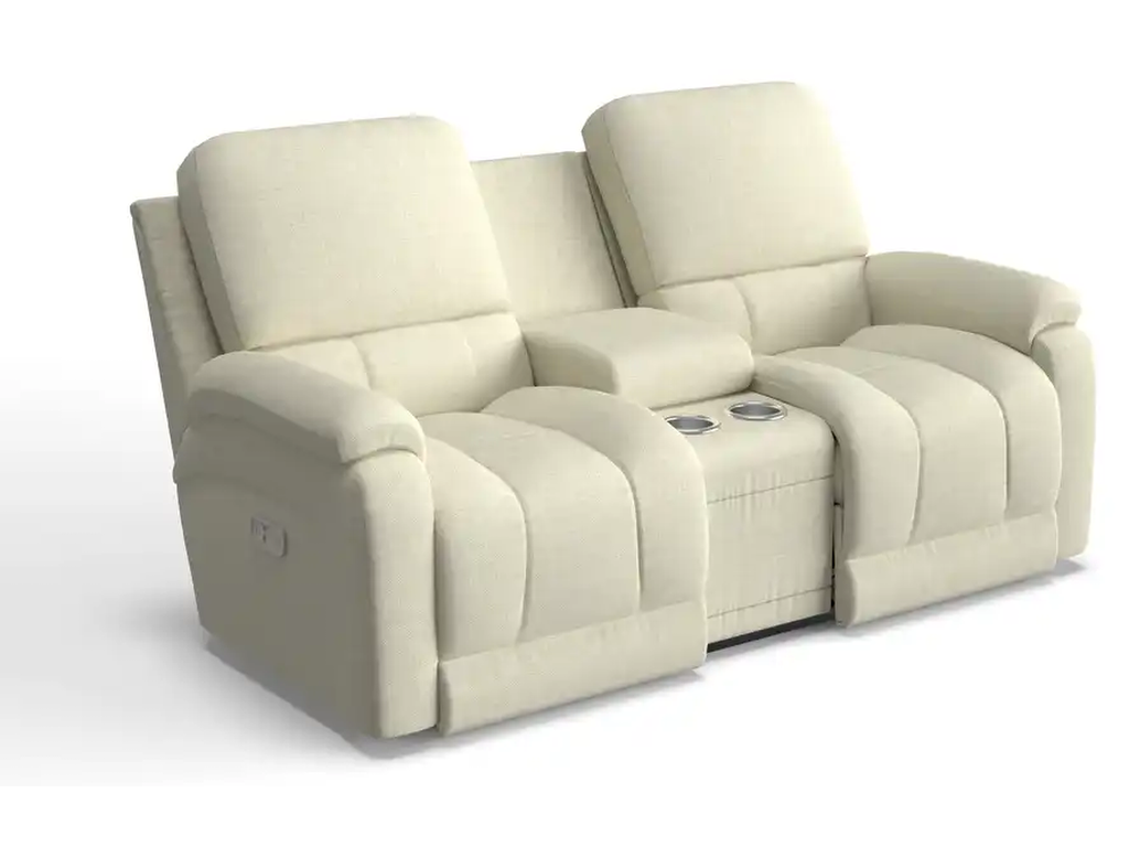 Greyson Power Reclining Loveseat w/ Headrest & Console - main image
