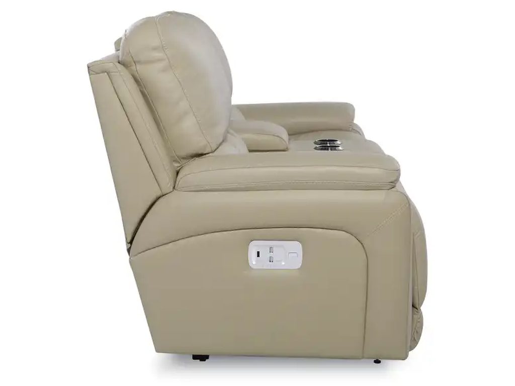 Greyson Power Reclining Loveseat w/ Headrest & Console - image 4