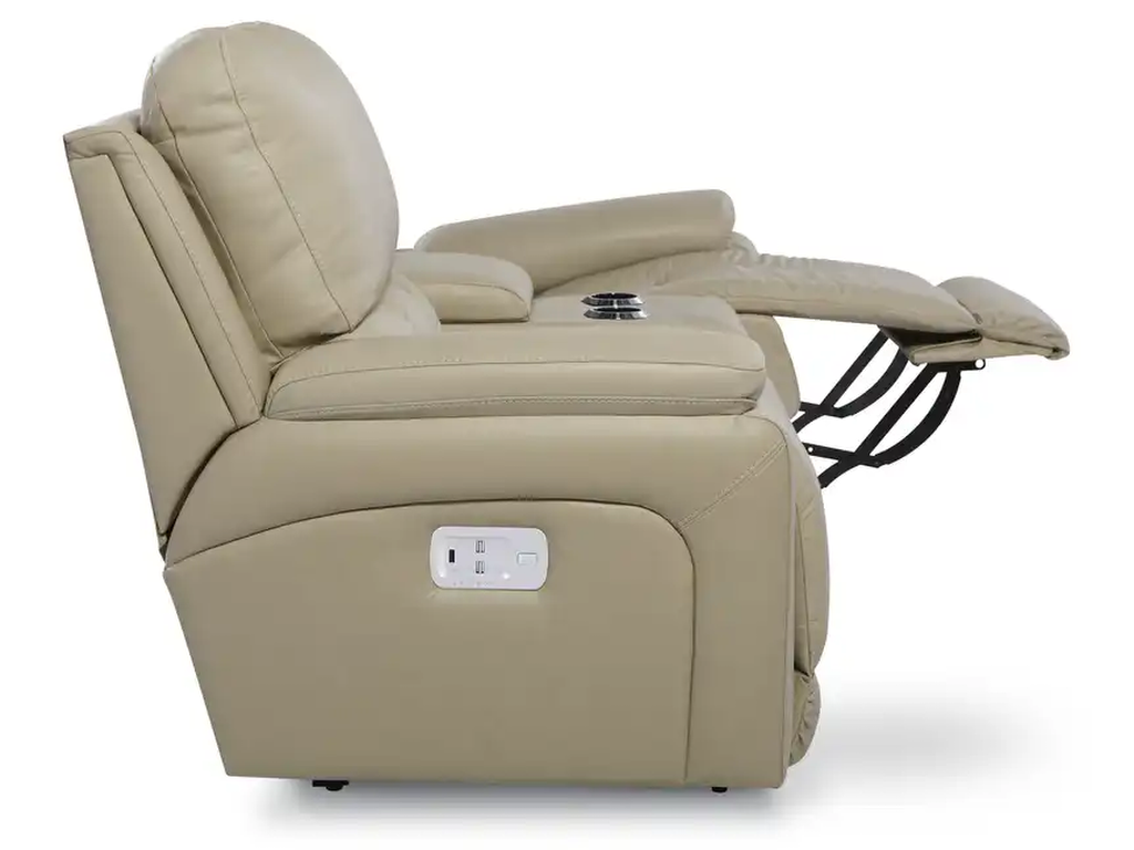 Greyson Power Reclining Loveseat w/ Headrest & Console - image 5