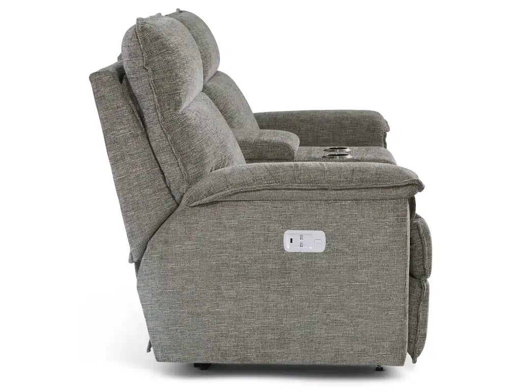 Jay Power Reclining Loveseat w/ Headrest & Console - image 4