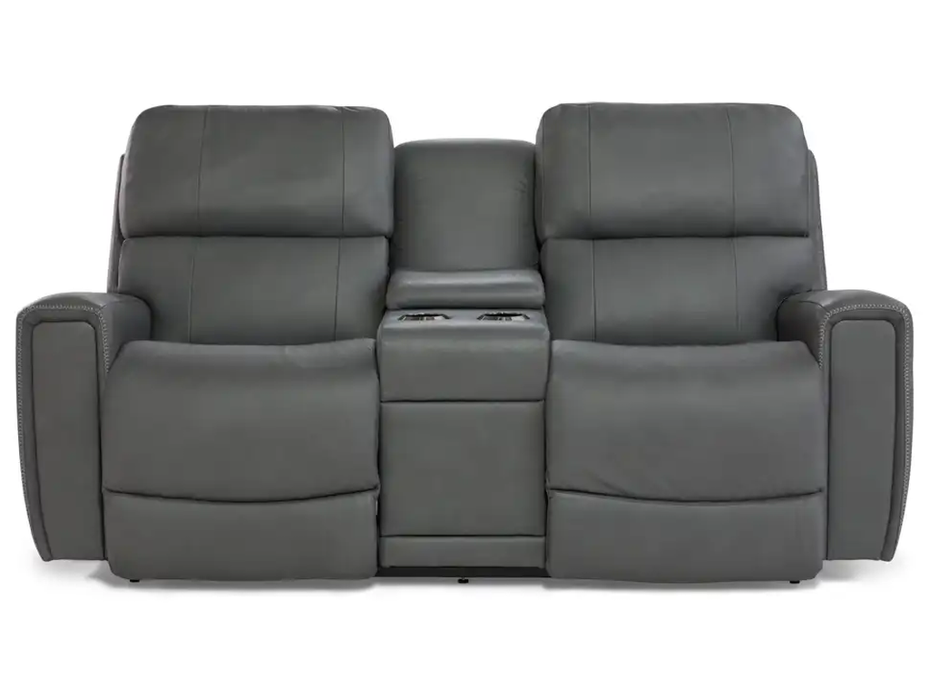 Apollo Power Reclining Loveseat w/ Headrest & Console - image 2