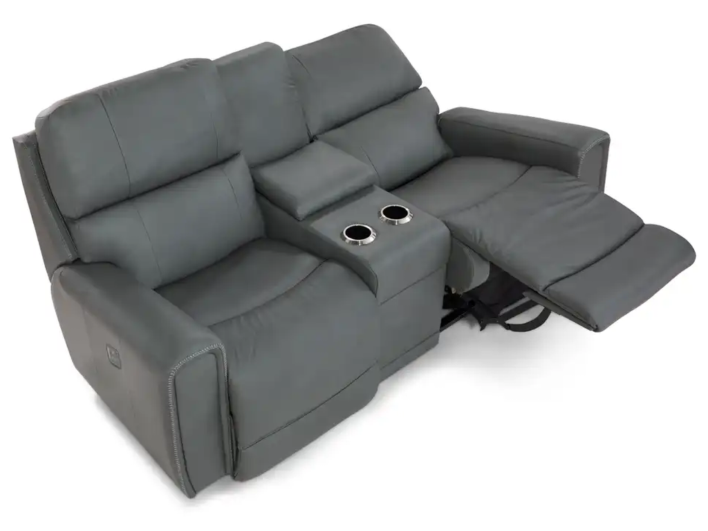 Apollo Power Reclining Loveseat w/ Headrest & Console - image 7