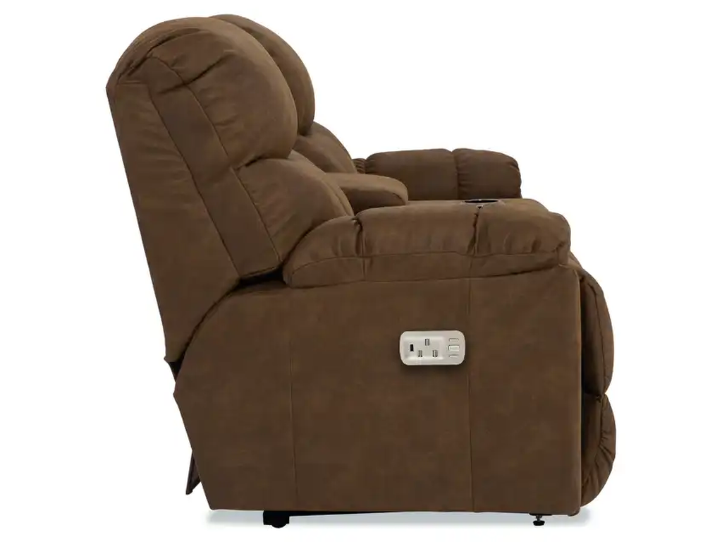 Morrison Power Reclining Loveseat w/ Headrest & Console - image 4