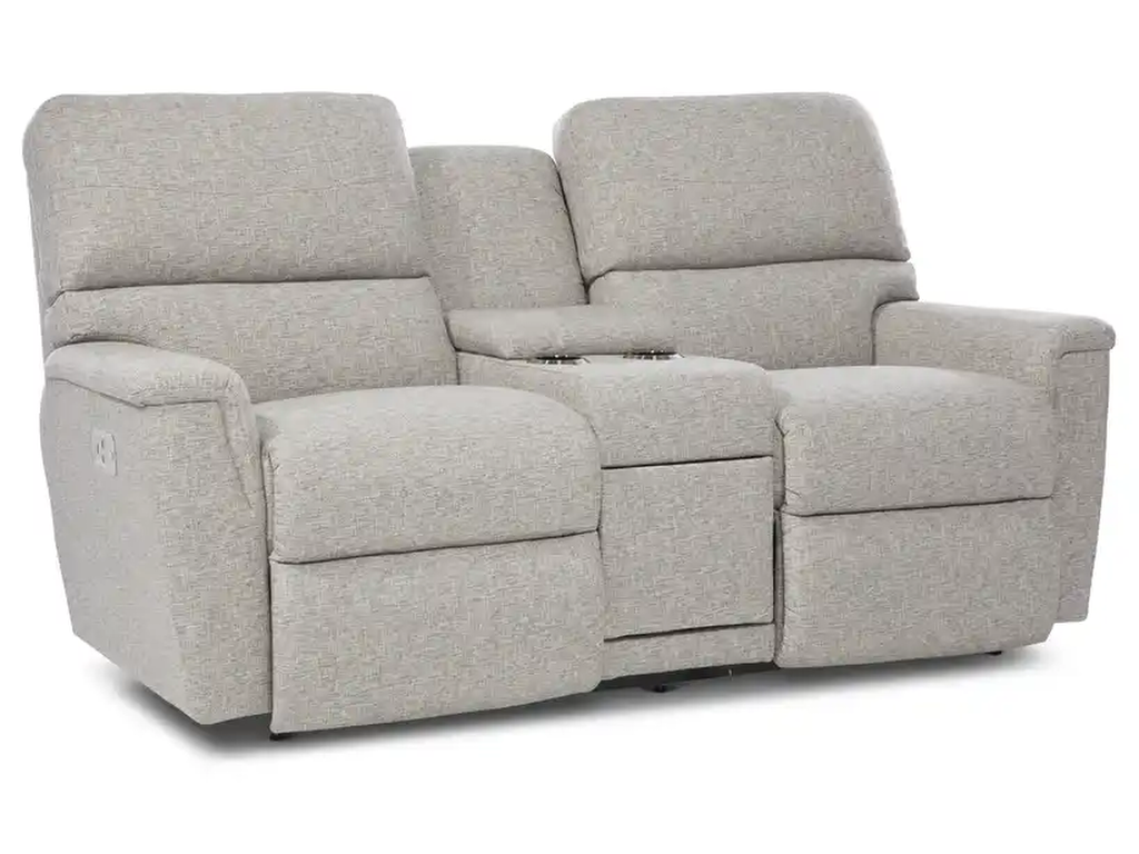 Ava Power Reclining Loveseat w/ Headrest & Console - image 3
