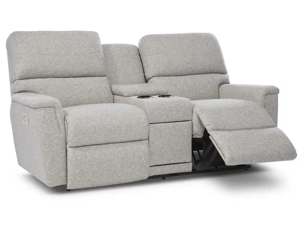 Ava Power Reclining Loveseat w/ Headrest & Console - image 4