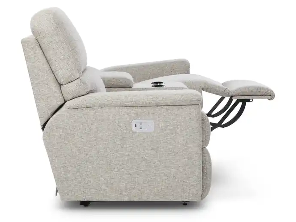 Ava Power Reclining Loveseat w/ Headrest & Console - image 6