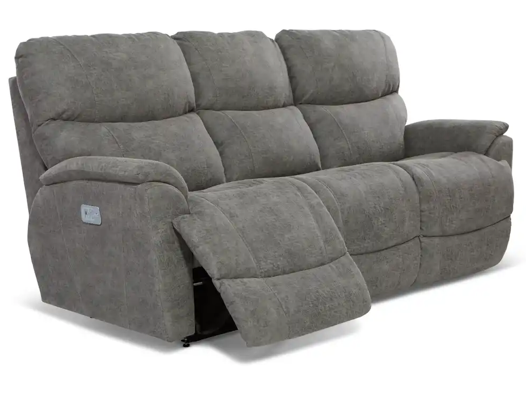 Trouper Power Reclining Sofa w/ Headrest & Lumbar - image 4