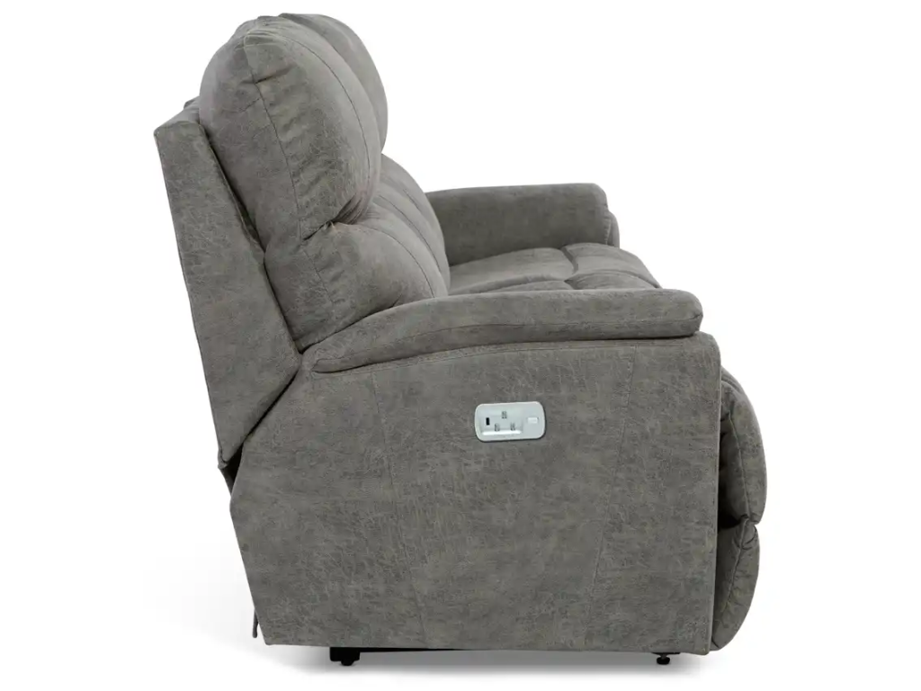 Trouper Power Reclining Sofa w/ Headrest & Lumbar - image 5