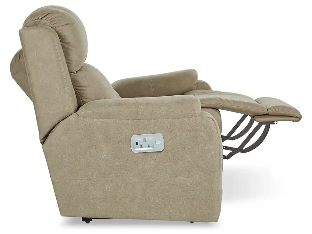 Dorian Power Reclining Loveseat w/ Headrest & Lumbar - image 5