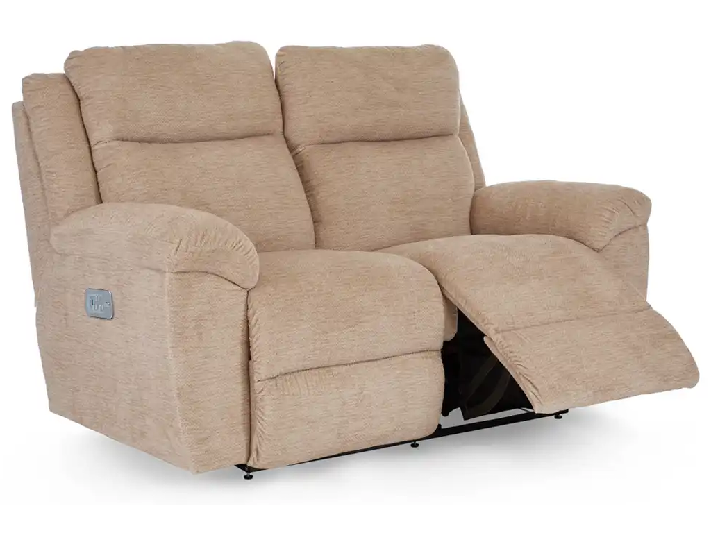 Joel Power Reclining Loveseat w/ Headrest & Lumbar - image 4