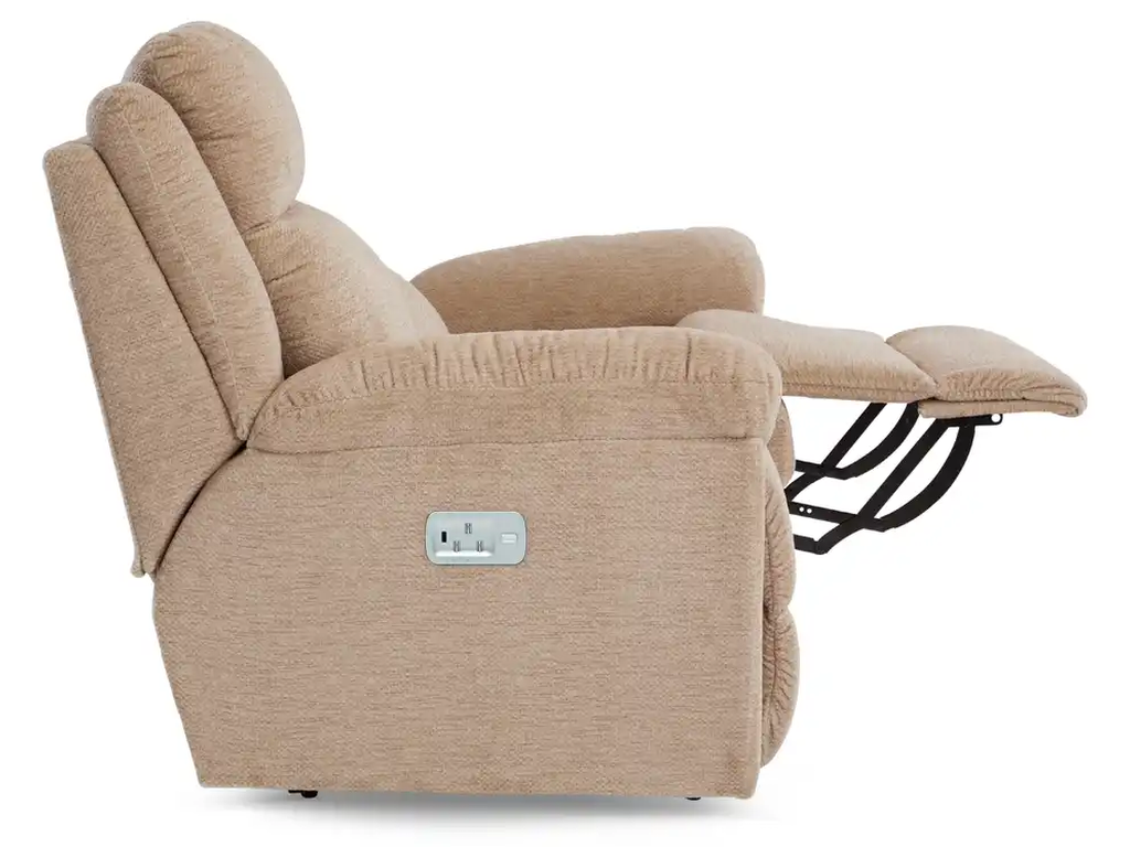 Joel Power Reclining Loveseat w/ Headrest & Lumbar - image 5