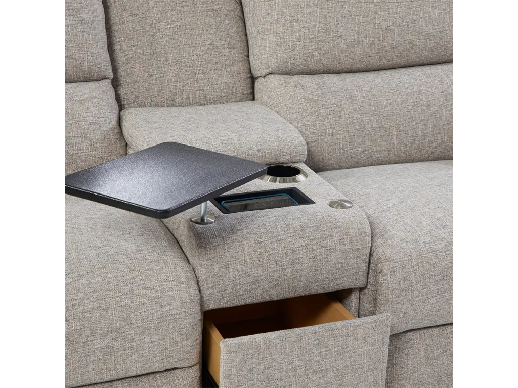Ava Power Reclining Loveseat w/ Headrest & Lumbar - image 9