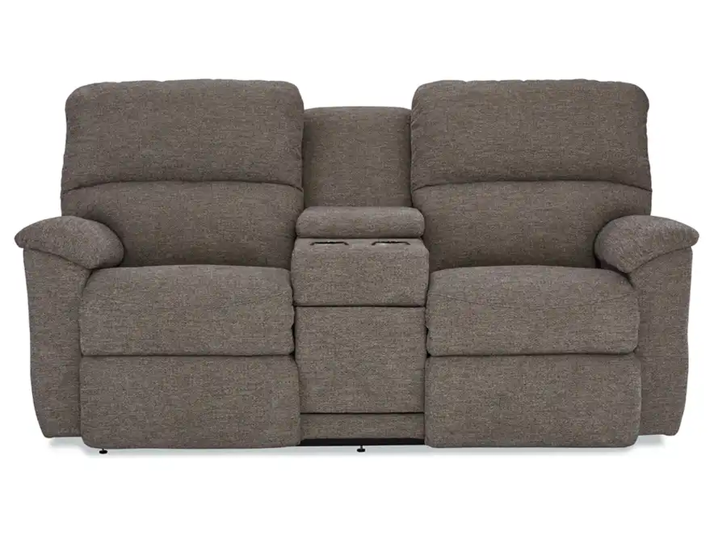 Brooks Power Reclining Sofa w/ Console Headrest & Lumbar - image 1