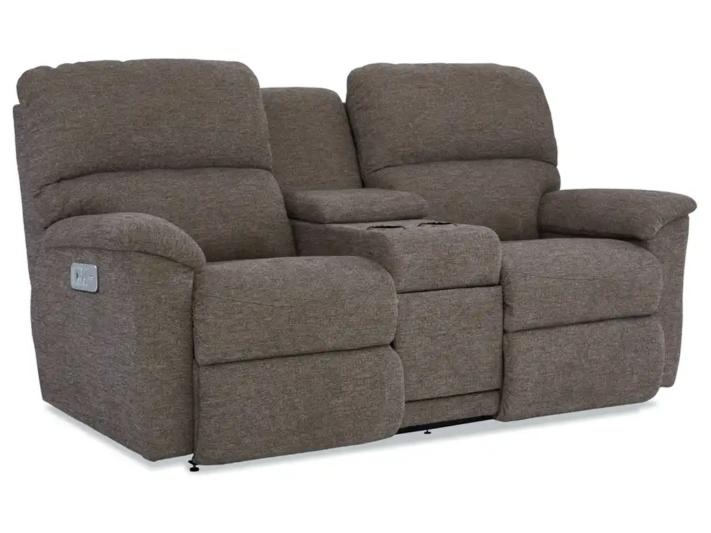 Brooks Power Reclining Sofa w/ Console Headrest & Lumbar - image 2