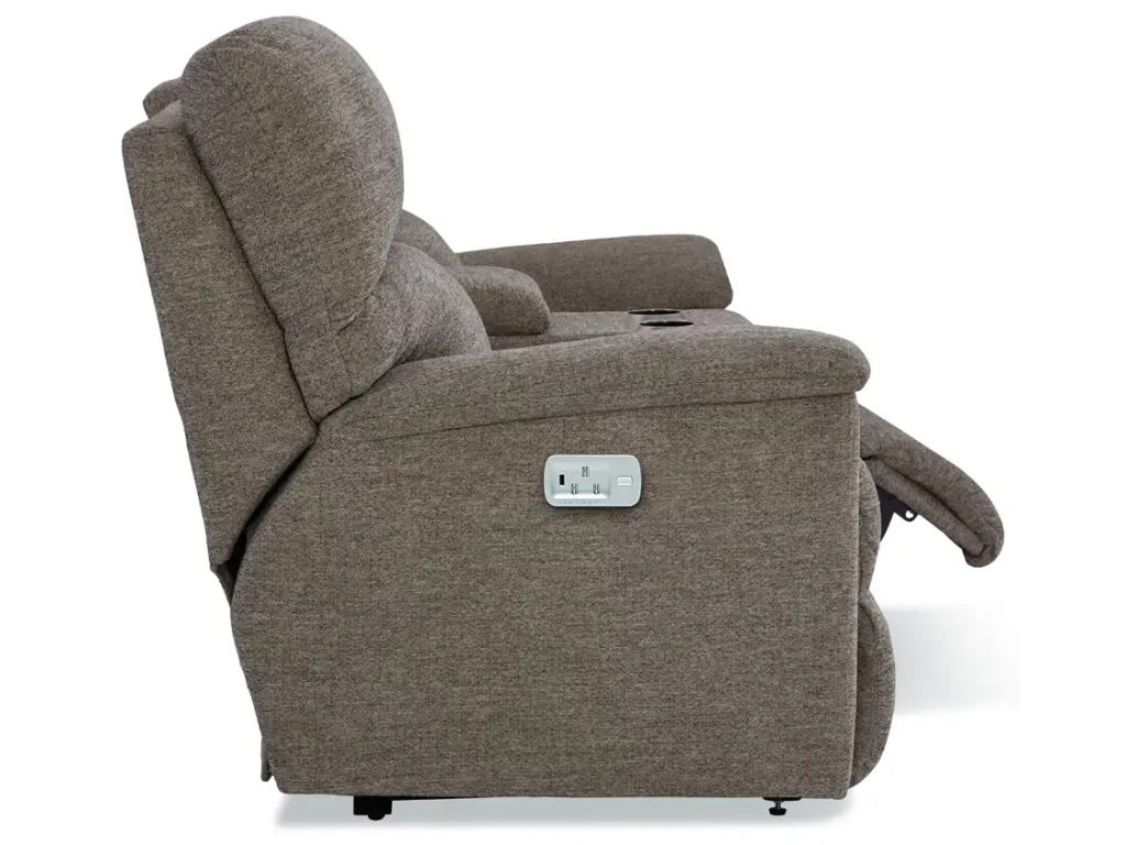 Brooks Power Reclining Sofa w/ Console Headrest & Lumbar - image 5
