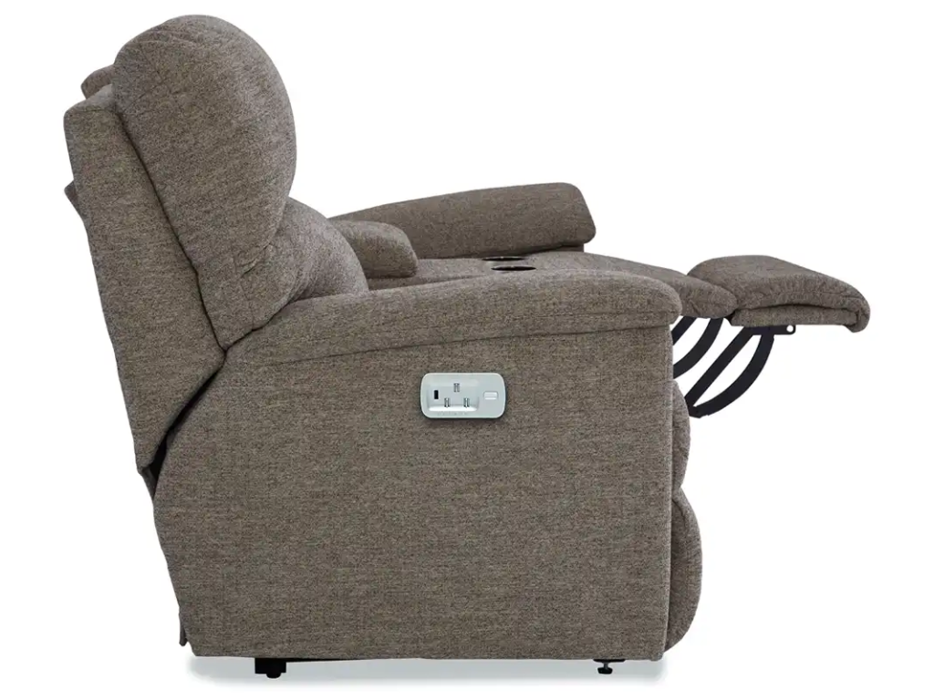 Brooks Power Reclining Sofa w/ Console Headrest & Lumbar - image 6