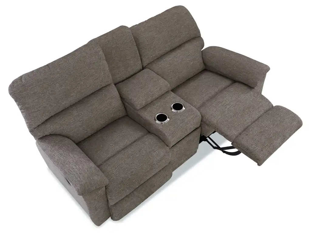Brooks Power Reclining Sofa w/ Console Headrest & Lumbar - image 8