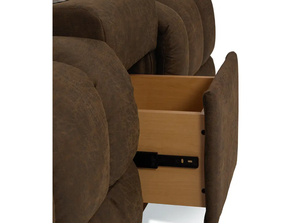 Morrison Power Reclining Loveseat w/ Headrest, Lumbar & Console - image 11