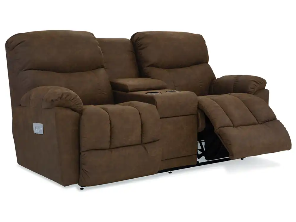 Morrison Power Reclining Loveseat w/ Headrest, Lumbar & Console - image 3