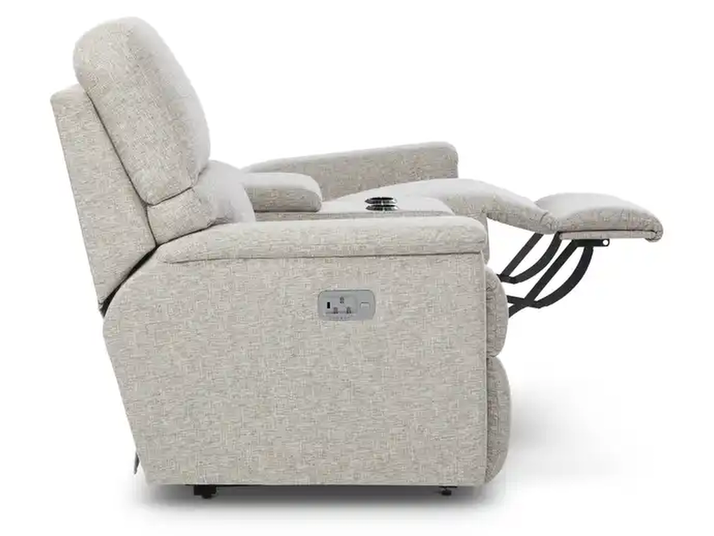 Ava Power Reclining Sofa w/ Console Headrest & Lumbar - image 5